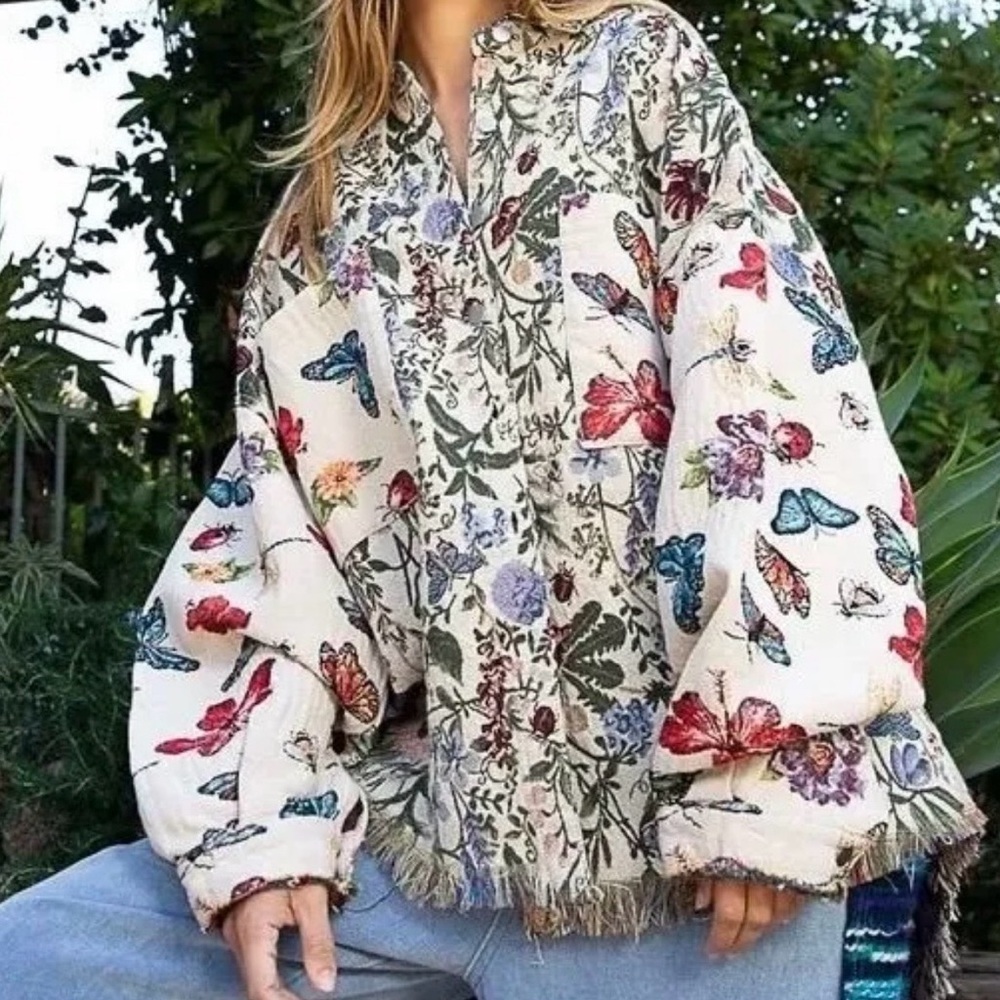 POL Butterfly Effect Jacquard Jacket